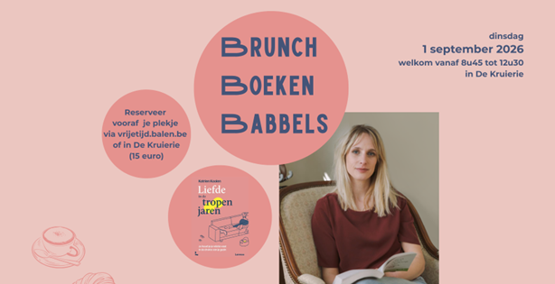foto: Brunch Boeken Babbels met auteur Katrien Koolen