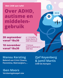 Infoavond over ADHD, autisme en middelengebruik